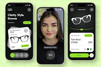 build camera app, ar app, photo editing app, face recognition app, vr app