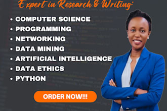 do computer science, programming, networking, data mining, ethics, ai and python