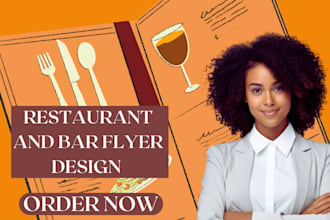 design restaurant card food menu card digital menu bar card food flier pricelist