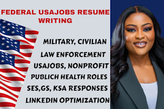 write usajobs federal resumes for nonprofit and law enforcement careers