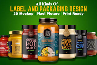 do product label design and supplement label design
