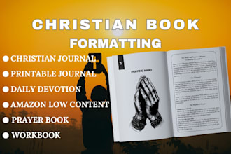 ghostwrite design, format christian ebook, sermon prayer book journal amazon kdp
