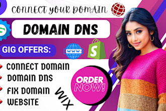 fix, transfer, and connect domain dns to wix, squarespace, shopify, systeme io
