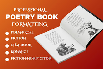 format design poetry book poem romance manuscript non fiction kdp ebook publish
