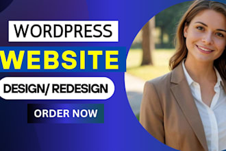 develop wordpress website with responsive web design