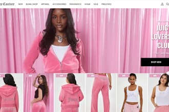 design y2k shopify store streetwear website fashion store y2k clothing website
