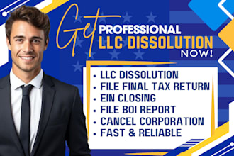 dissolve llc, close ein, llc reinstatement, llc amendment, ownership change