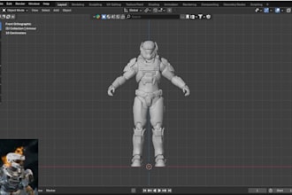 do your custom halo reach spartan for vrc games vrchat avatar vrc model 3d model