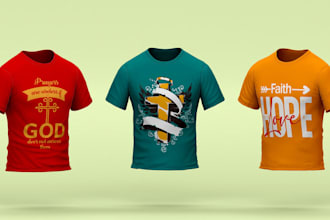 do custom christian t shirt design