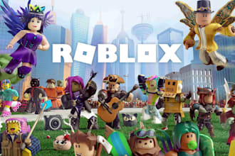 build sb roblox game,2d 3d roblox game,realistic map roblox 3d model, vfx,ui