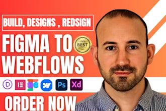 design or develop fix webflow website blog, figma  to wordpress, webflow expert