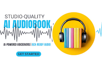 do ai audiobook creation studio quality voiceovers for authors