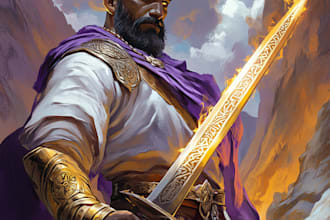 draw fantasy dnd art, monster character
