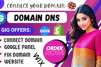 verify google panel, connect domain dns to web hosting, wix email deliverability