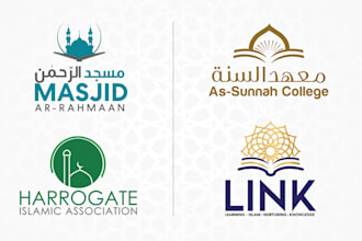 design a professional islamic logo in arabic or english