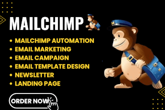 setup a converting mailchimp email automation campaign and newsletter