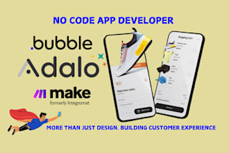 build elite bubble  adalo bubble io website web app expert saas mvp make com