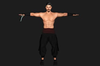 unique 3d game character, 3d metahuman model,nsfw art,ue5 rig, pbr texture, daz3
