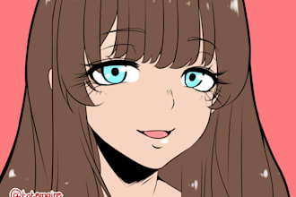 draw sfw or nsfw oc or fanart in anime style