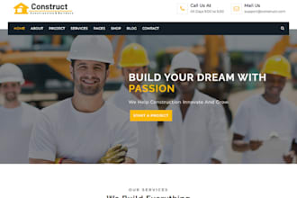 build squarespace construction roofing electric plumbing remodeling website