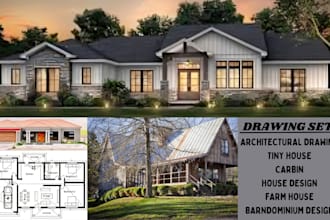 stamp architecture engineering drawing city permit construction barndominium