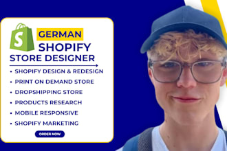 do german shopify store redesign german shopify dropshipping store shopify store