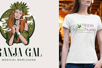 do custom medical, cannabis, weed logo design