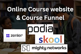 do kajabi online course and kajabi funnel, new zenler website new zenler funnel