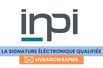 help you with the qualified signature asked by the inpi