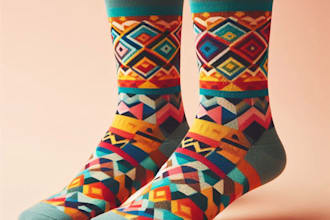 design modern and unique custom socks