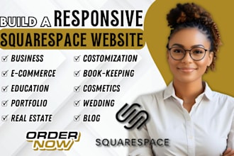 build responsive squarespace website design redesign squarespace and development