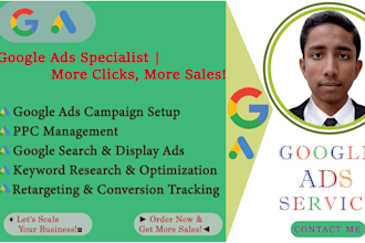 set up and manage google search and display ads