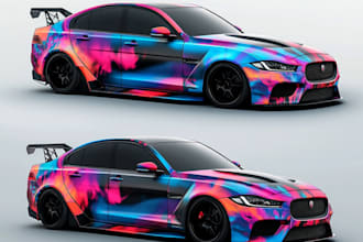 do vehicle wrap design car wrap design