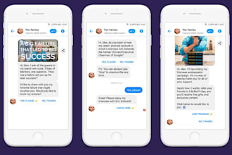 facebook automate bot,manychat, auto post bot, reply bot,notify bot, monitor bot