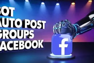 facebook marketplace bot, auto post bot, auto reply bot, notify bot, monitor bot