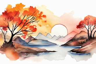 custom a watercolor tattoo design