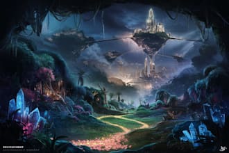 draw awesome environment concept art