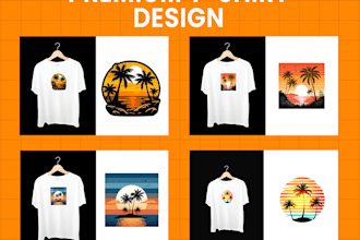 design stylish summer vacation t shirts for your brand