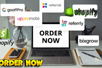 shopify affiliate marketing programs uppromote bixgrow refersion referral candy