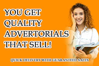 write a high converting advertorial for your business