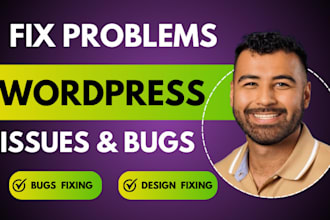 fix wordpress issues, critical errors, responsive issue and website crime bugs