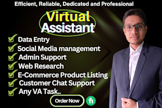be your reliable virtual assistant for data entry web research and admin support