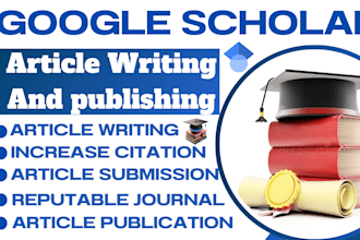 write and publish research article in google scholar  peer review index journal