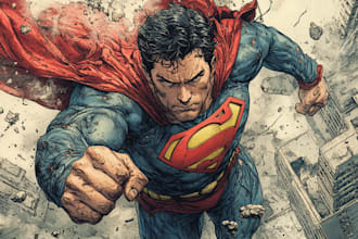 do comic book art, comic book illustrations