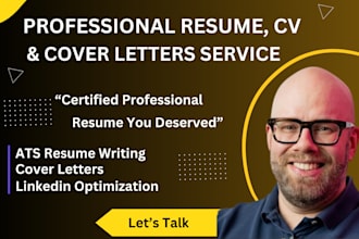 write executive resumes, cvs, cover letters and optimize linkedin profiles