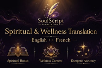 translate spiritual and wellness content