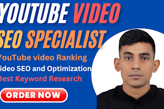 do youtube video SEO specialist for better top ranking