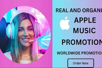 create and run real ads to promote apple music to go viral
