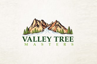 design prize winning getting paid tree service logo