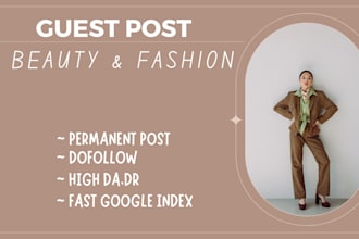provide high quality fashion niche backlinks for SEO boost